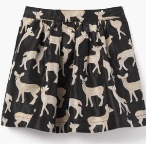 Gymboree Girls Special Occasion Metallic
Reindeer Print A-Line Skirt Small